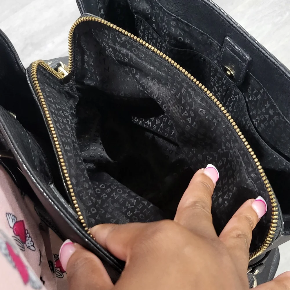 Kate Spade Black Saffiano Leather Satchel